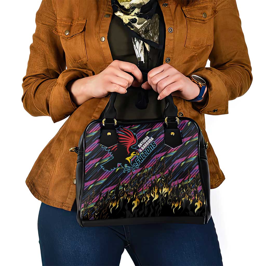 Antigua & Barbuda Cricket Falcons Shoulder Handbag Through The Fire LT03