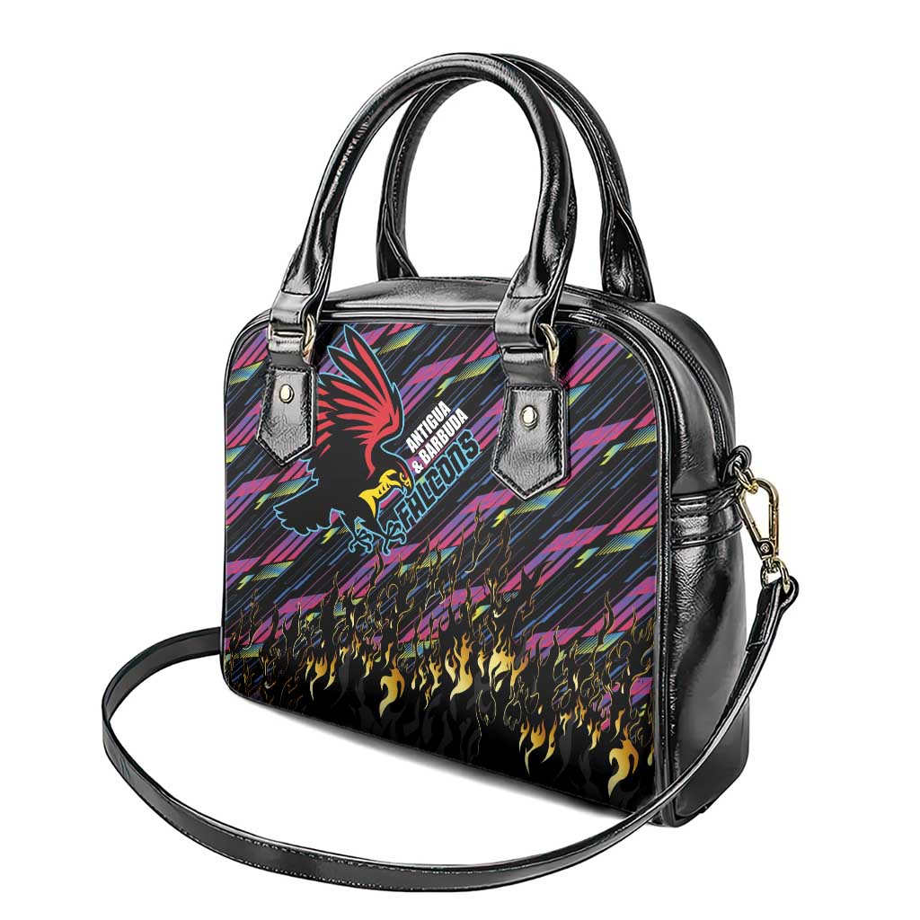 Antigua & Barbuda Cricket Falcons Shoulder Handbag Through The Fire LT03