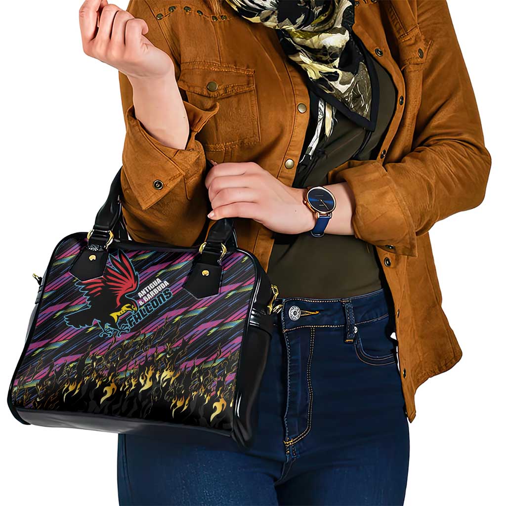 Antigua & Barbuda Cricket Falcons Shoulder Handbag Through The Fire LT03