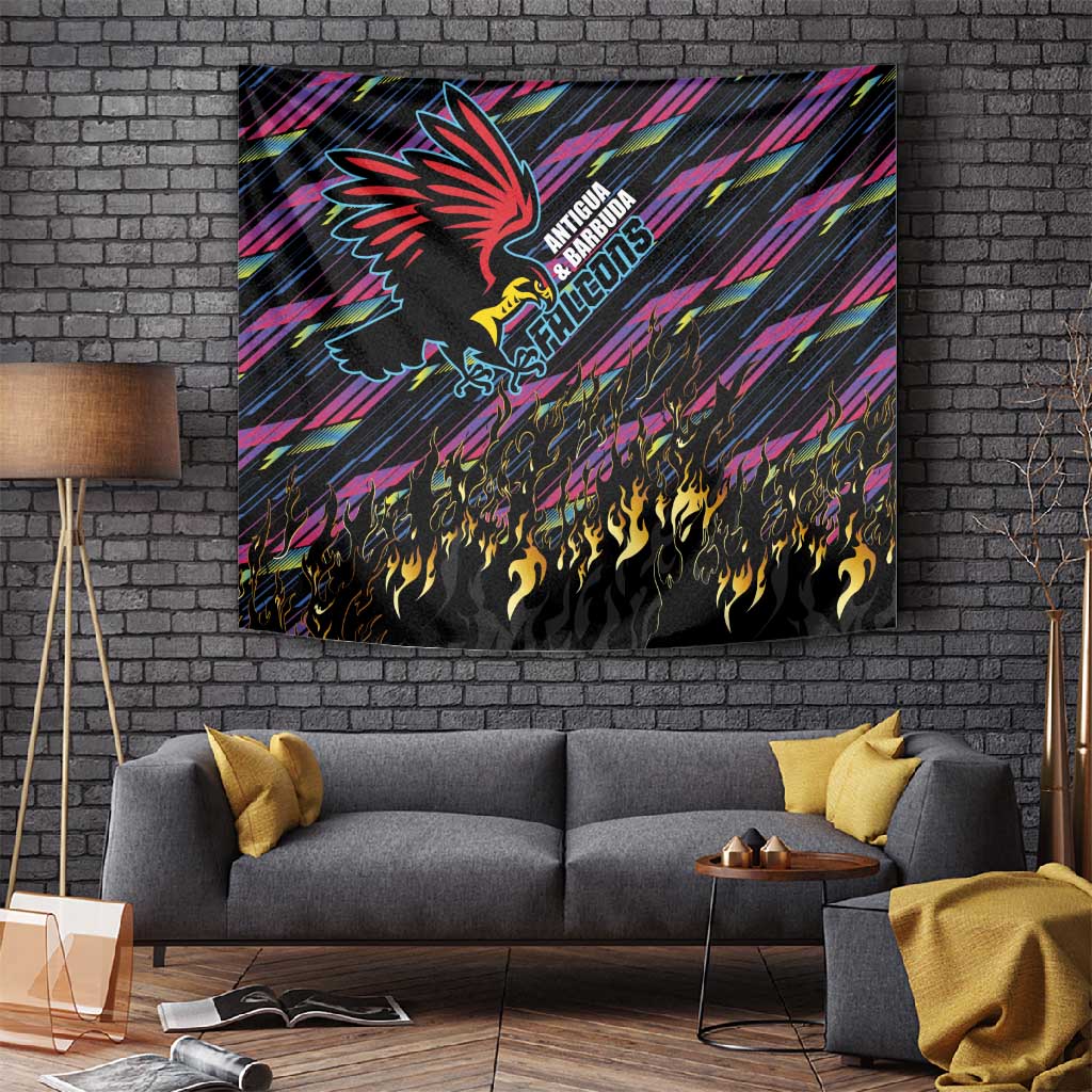 Antigua & Barbuda Cricket Falcons Tapestry Through The Fire-Go Glory LT03
