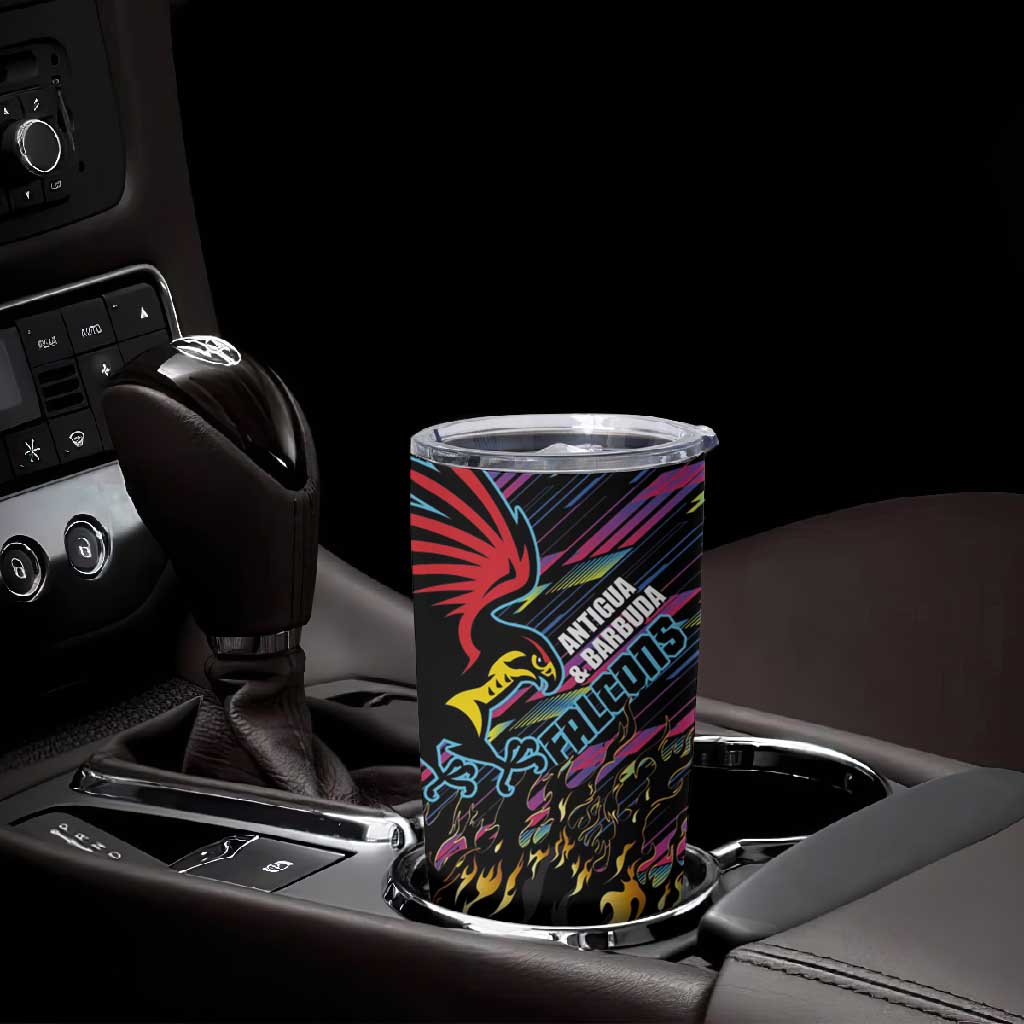 Custom Antigua & Barbuda Cricket Falcons Tumbler Cup Through The Fire-Go Glory LT03