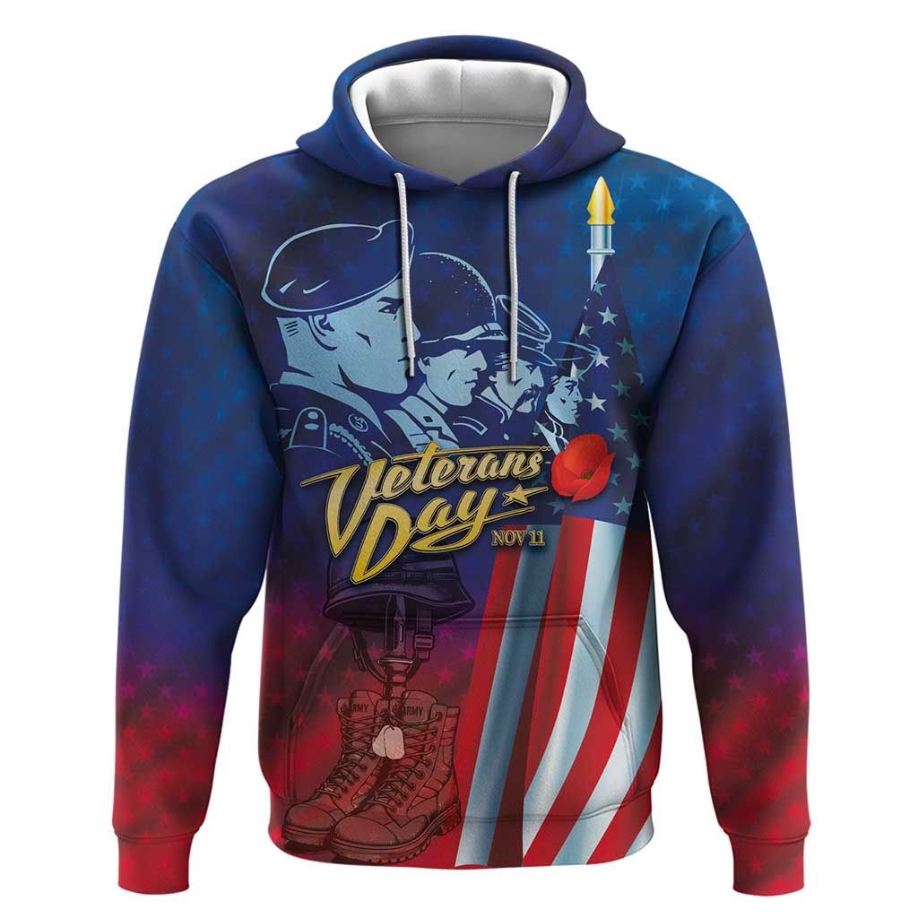 Veterans Day Military Never Forget Forever Honor Hoodie LT03