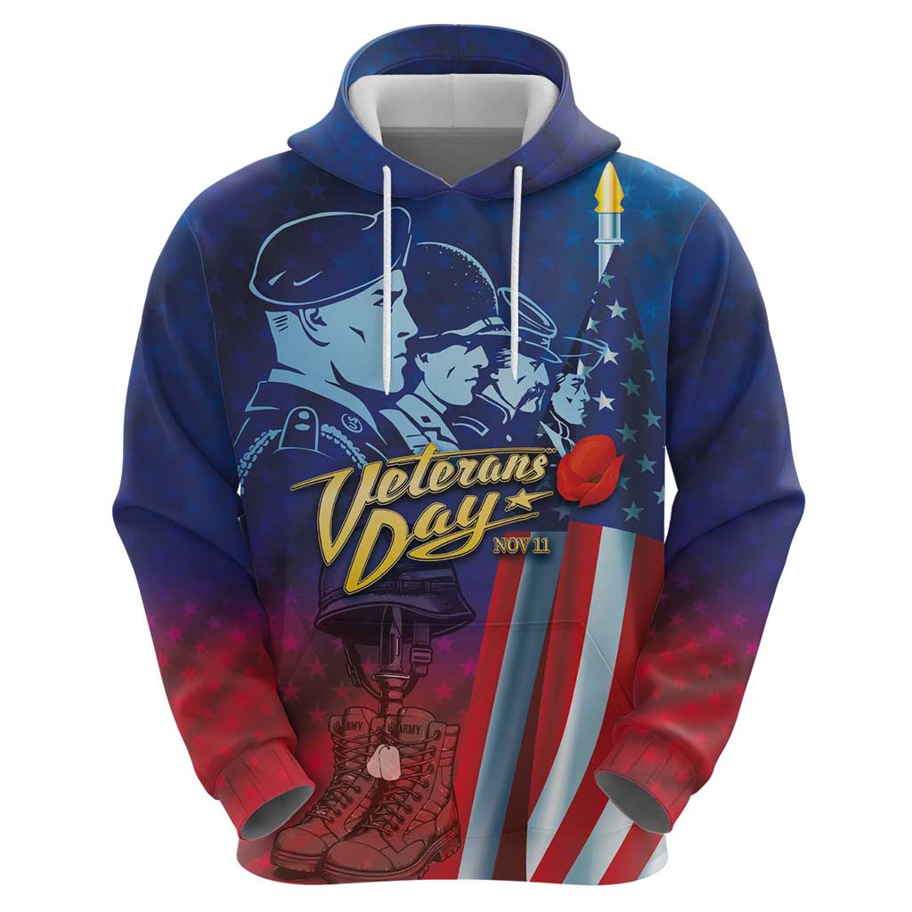 Veterans Day Military Never Forget Forever Honor Hoodie LT03