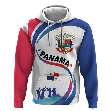 Panama Independence Day Hoodie Coat of Arms and Freedom LT03