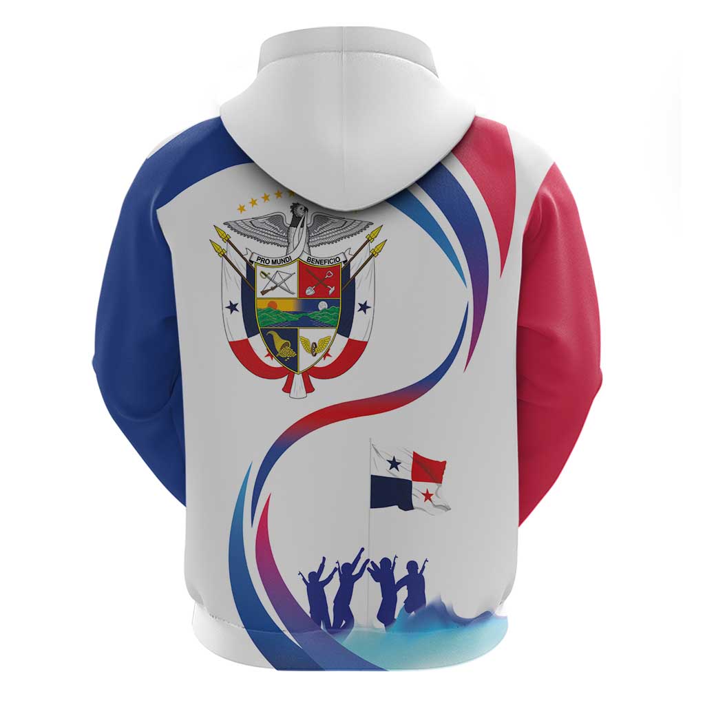 Panama Independence Day Hoodie Coat of Arms and Freedom LT03