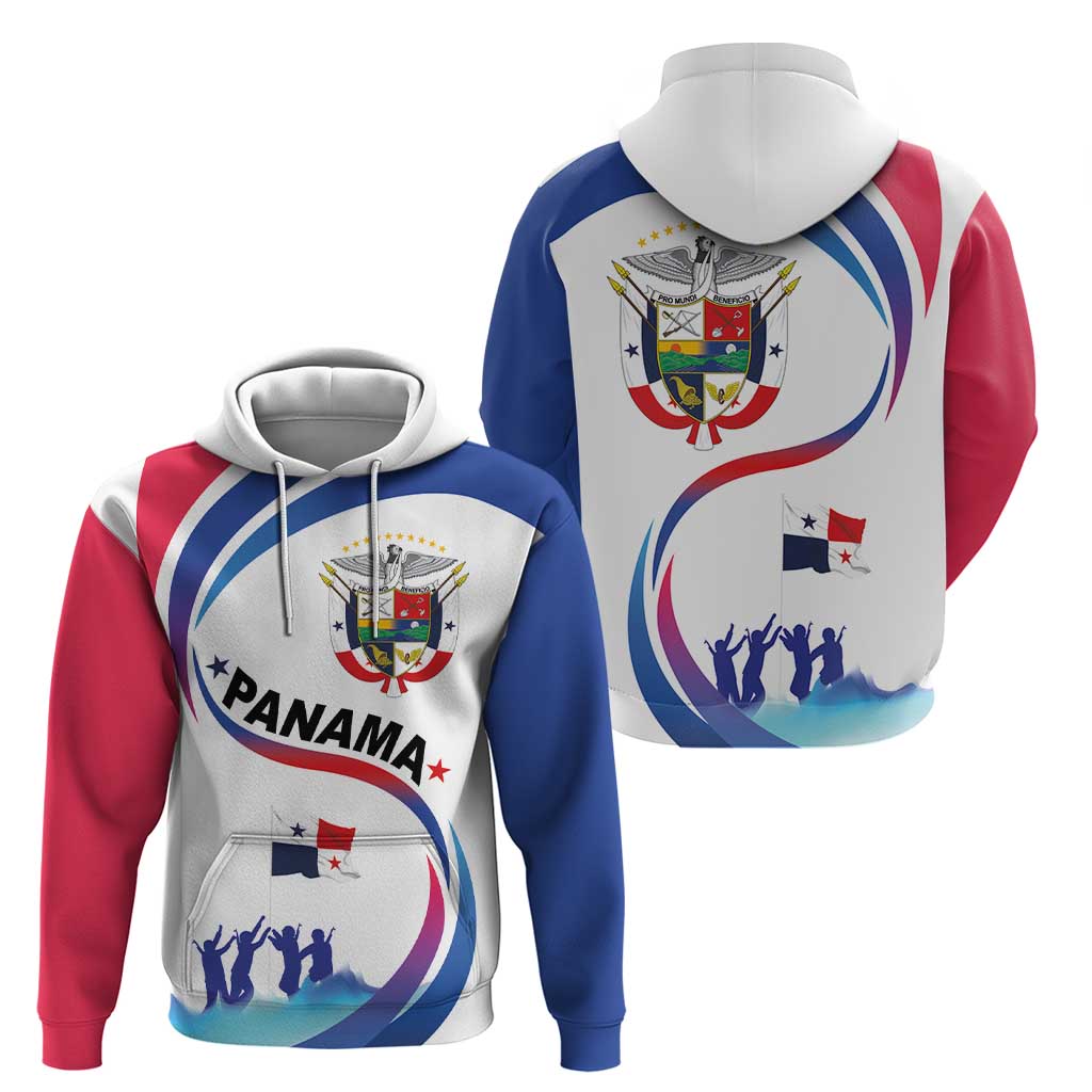 Panama Independence Day Hoodie Coat of Arms and Freedom LT03