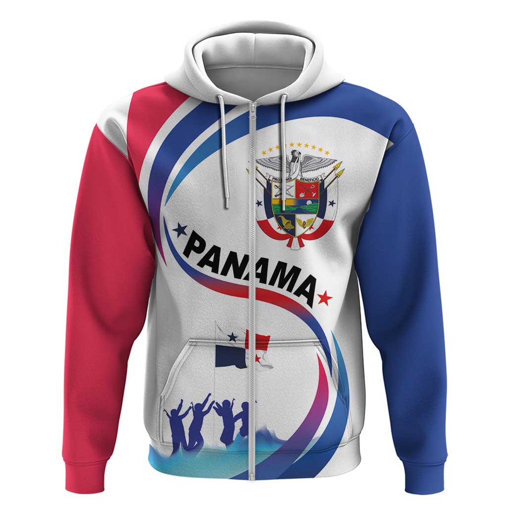 Panama Independence Day Hoodie Coat of Arms and Freedom LT03