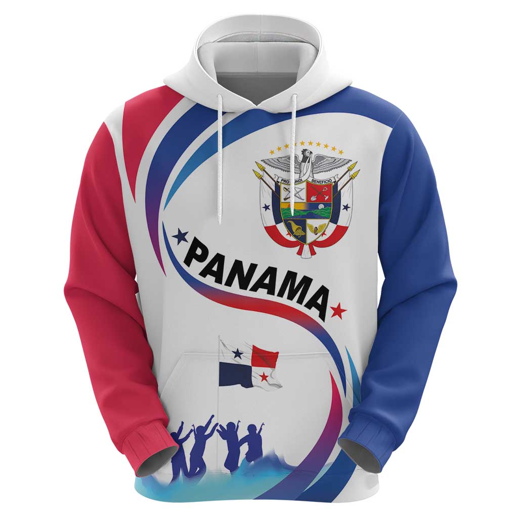 Panama Independence Day Hoodie Coat of Arms and Freedom LT03