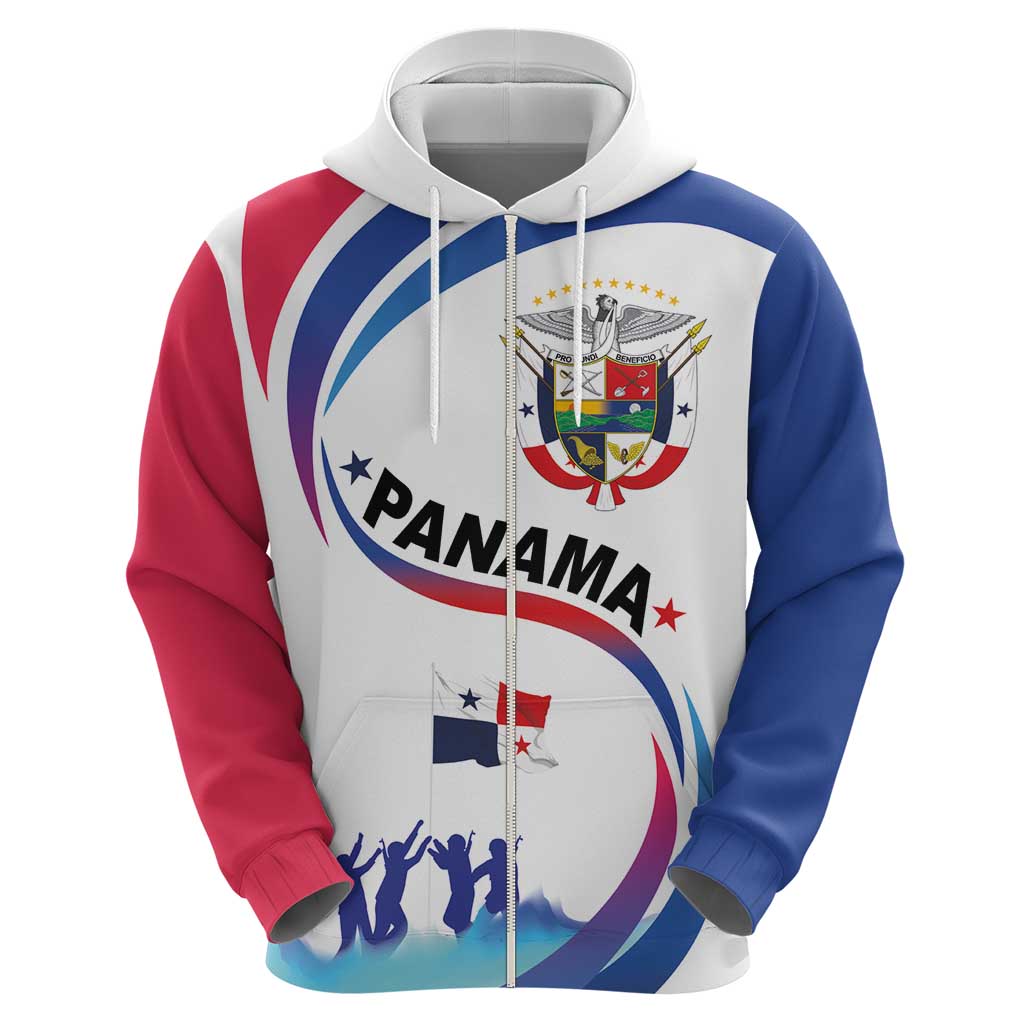 Panama Independence Day Hoodie Coat of Arms and Freedom LT03