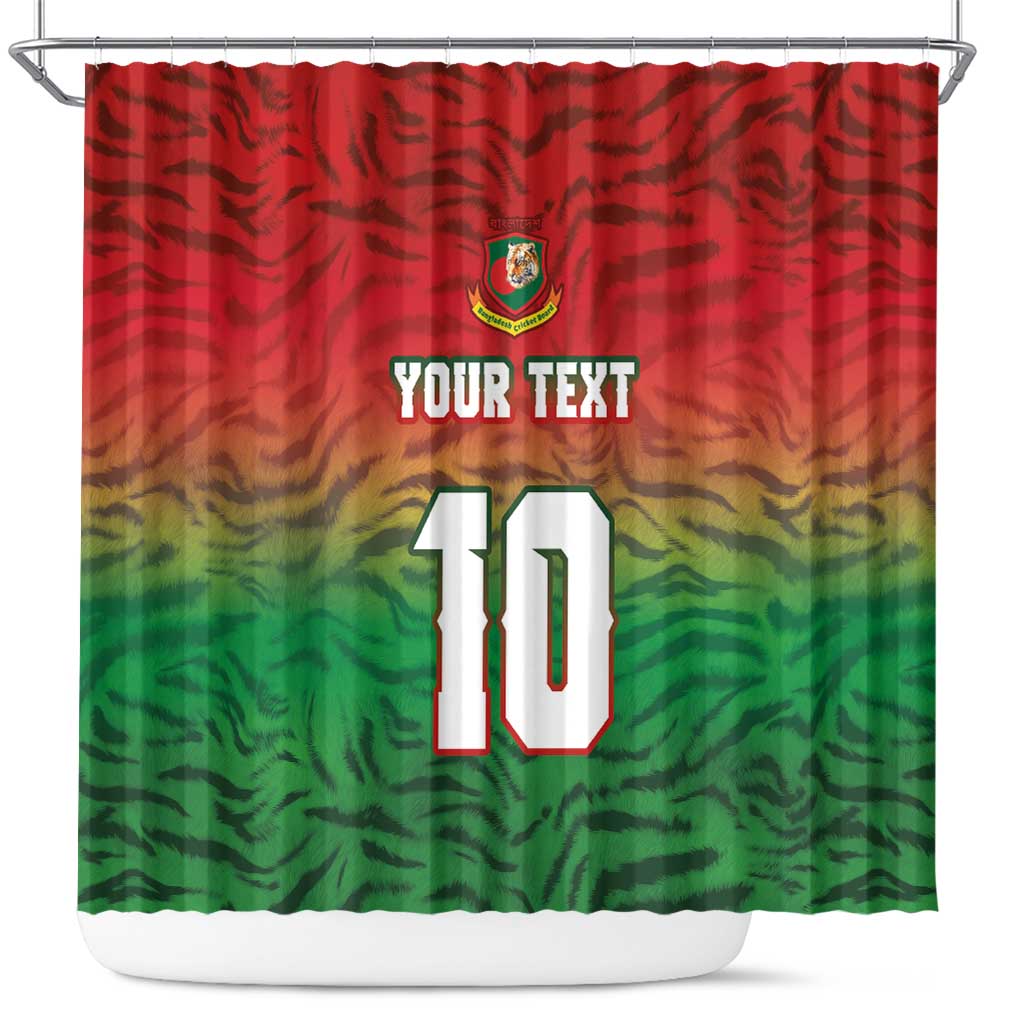 Custom Bangladesh Cricket-The Tigers Shower Curtain LT03
