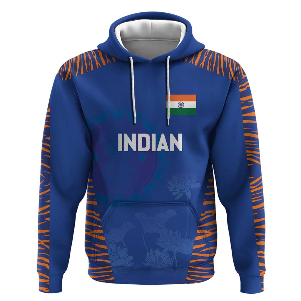 Custom Indian Bengal Tiger Cricket Hoodie LT03