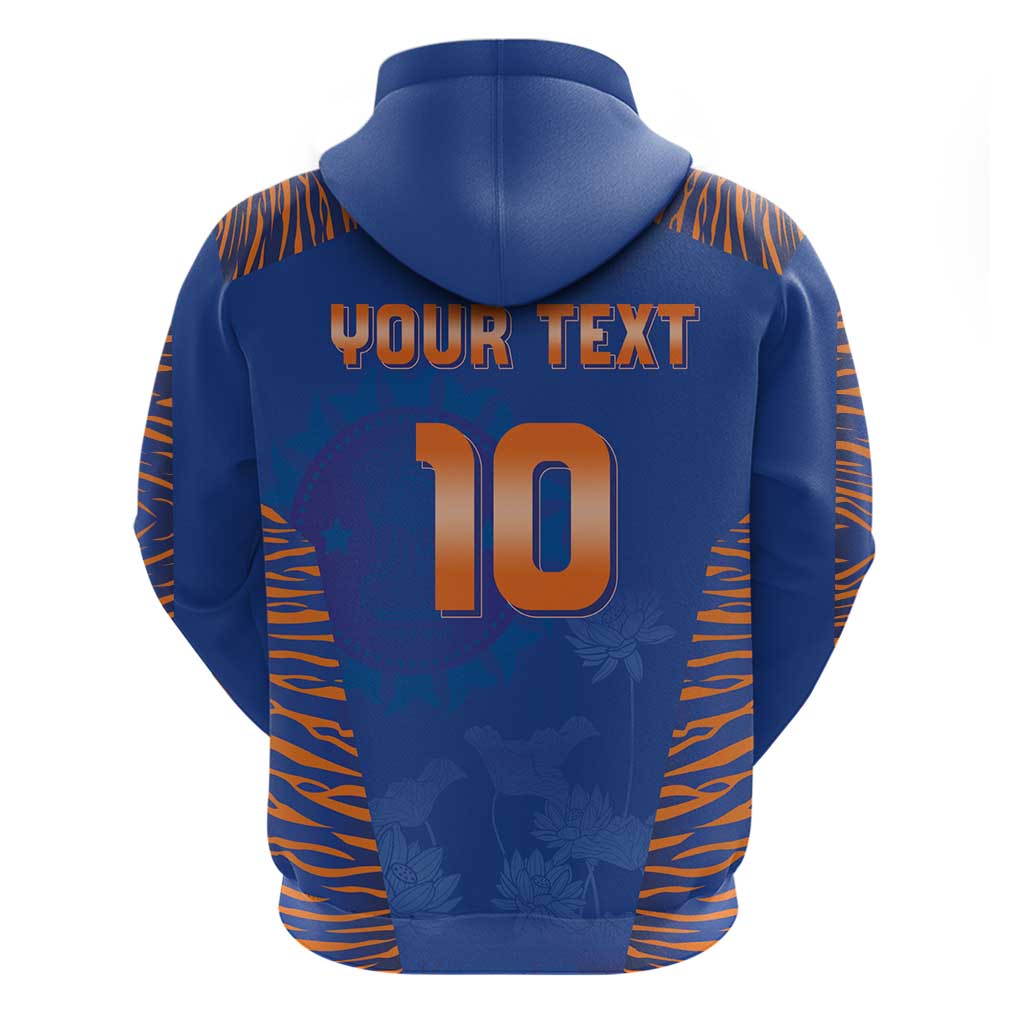 Custom Indian Bengal Tiger Cricket Hoodie LT03