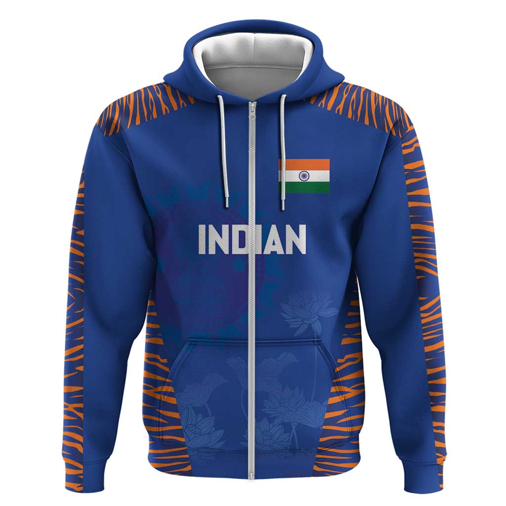 Custom Indian Bengal Tiger Cricket Hoodie LT03