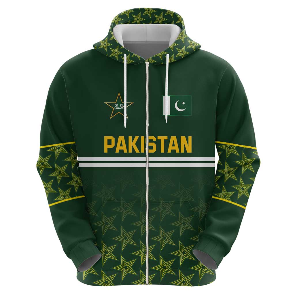 Custom Pakistan Men in Green Cricket-The Super Stars Hoodie LT03