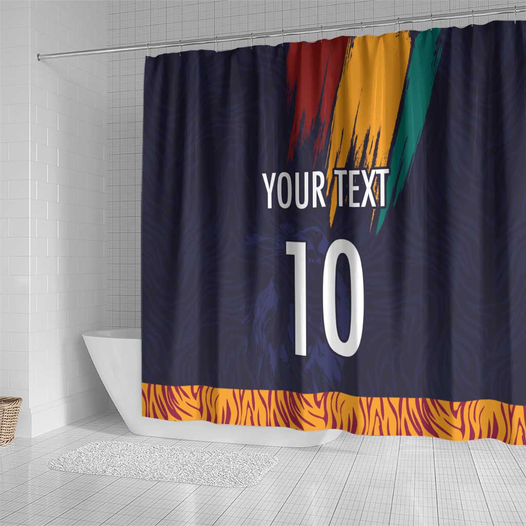 Custom Sri Lanka Cricket The Lions Shower Curtain LT03