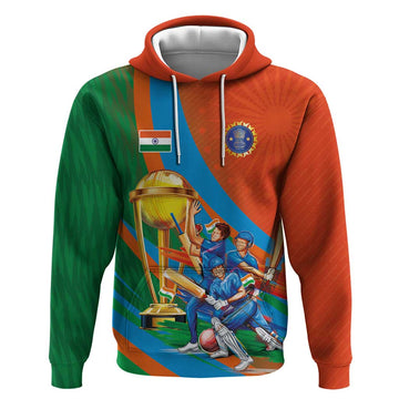 Indian Cricket Men in Blue The Champion 2025 Hoodie LT03