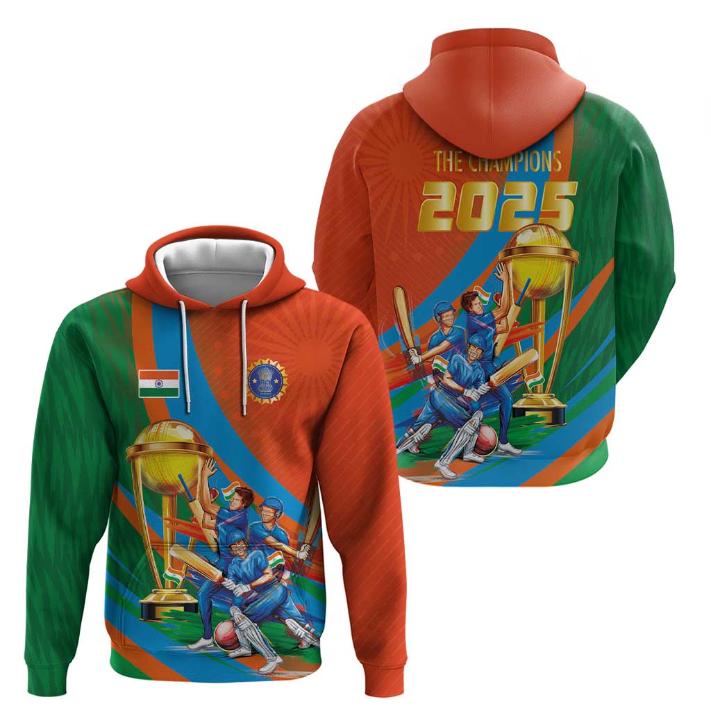 Indian Cricket Men in Blue The Champion 2025 Hoodie LT03