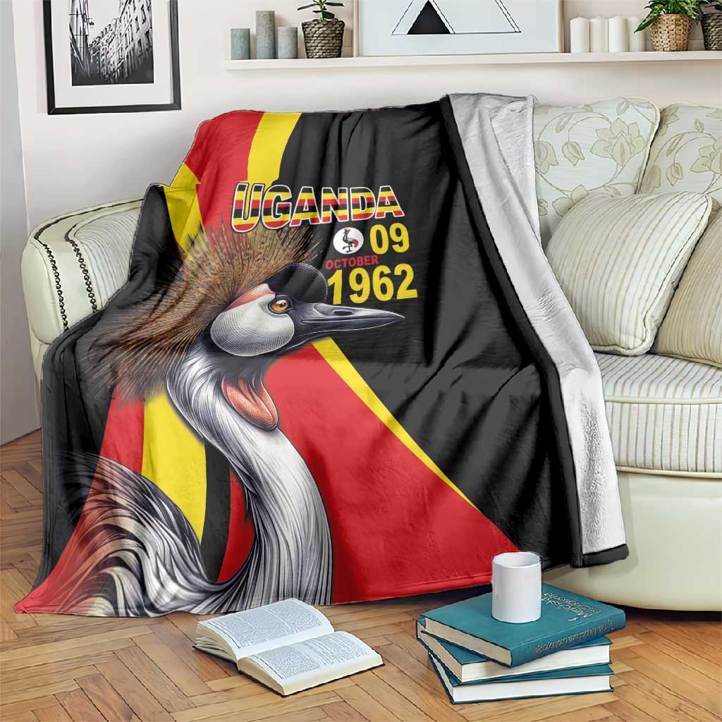 Uganda Independence Day with Crowned Cranes Blanket LT03