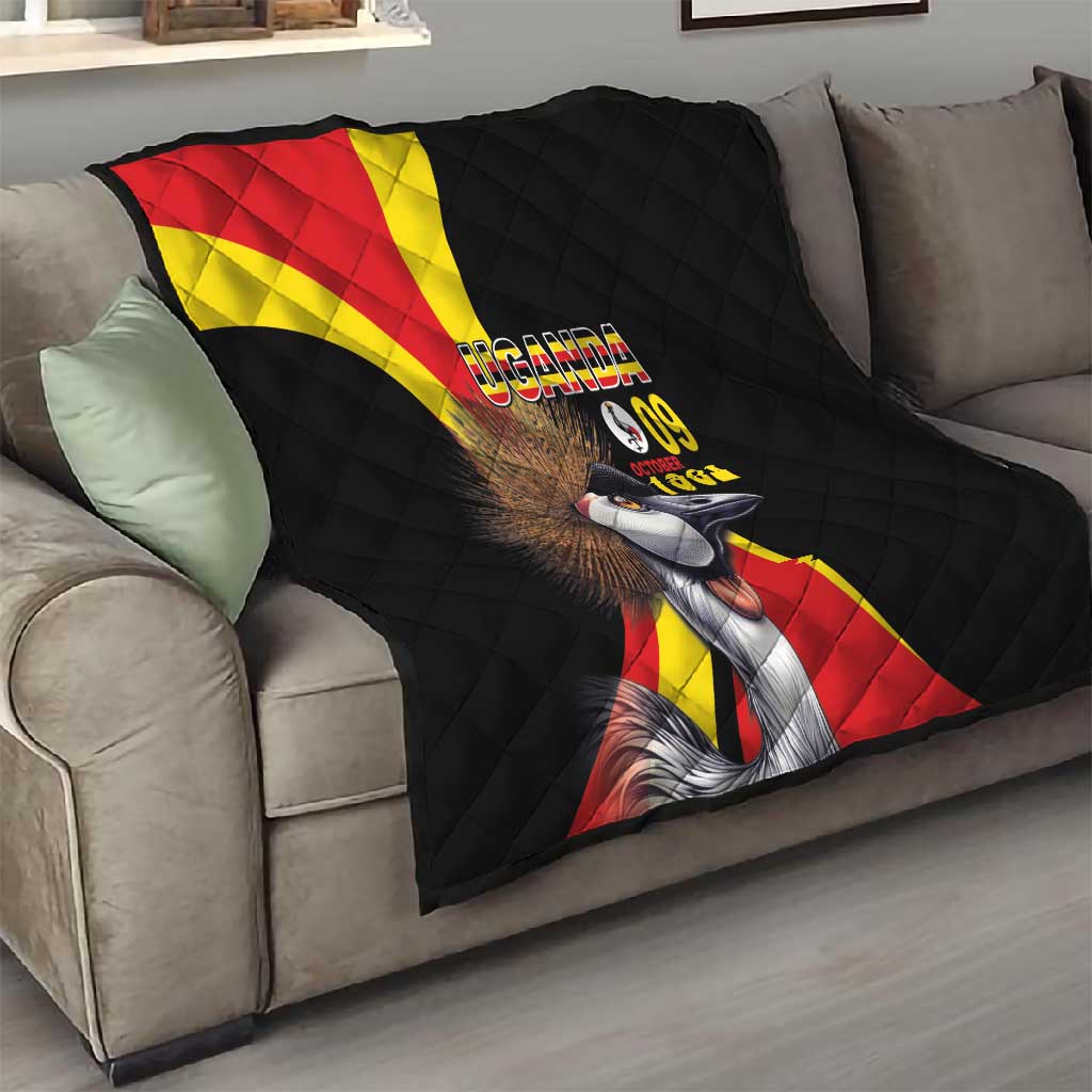 Uganda Independence Day with Crowned Cranes Quilt LT03