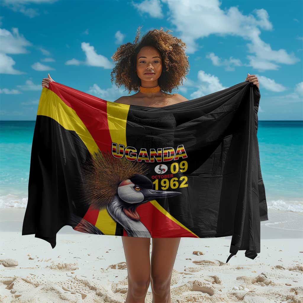 Uganda Independence Day with Crowned Cranes Sarong LT03