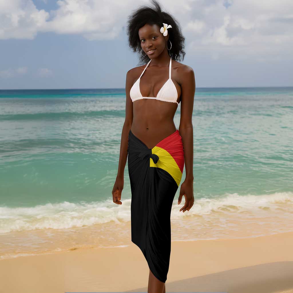 Uganda Independence Day with Crowned Cranes Sarong LT03