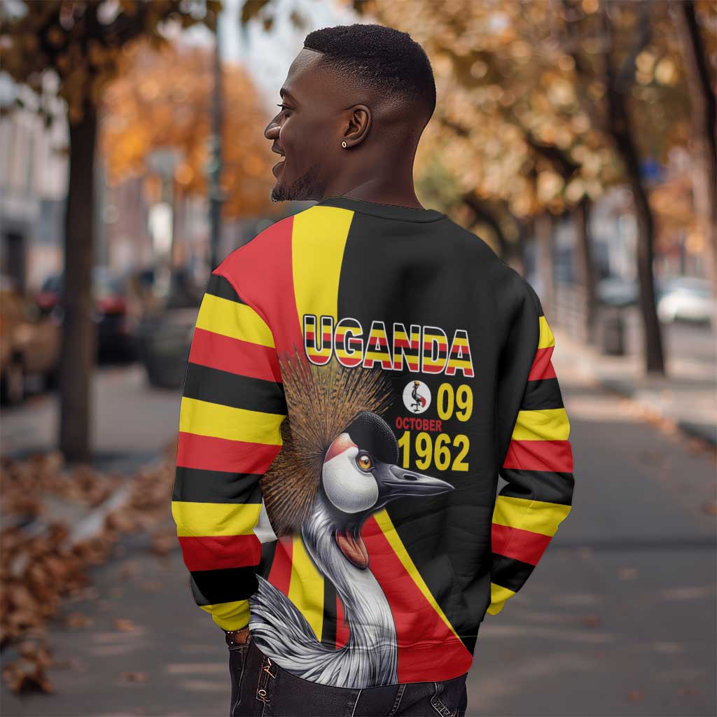 Uganda Independence Day with Crowned Cranes Sweatshirt LT03