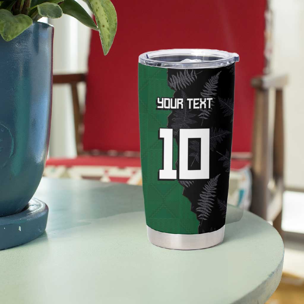 Custom Aotearoa South Africa Rugby Freedom Cup Tumbler Cup Kiwi Warriors Haka with King Protea Symbol LT03