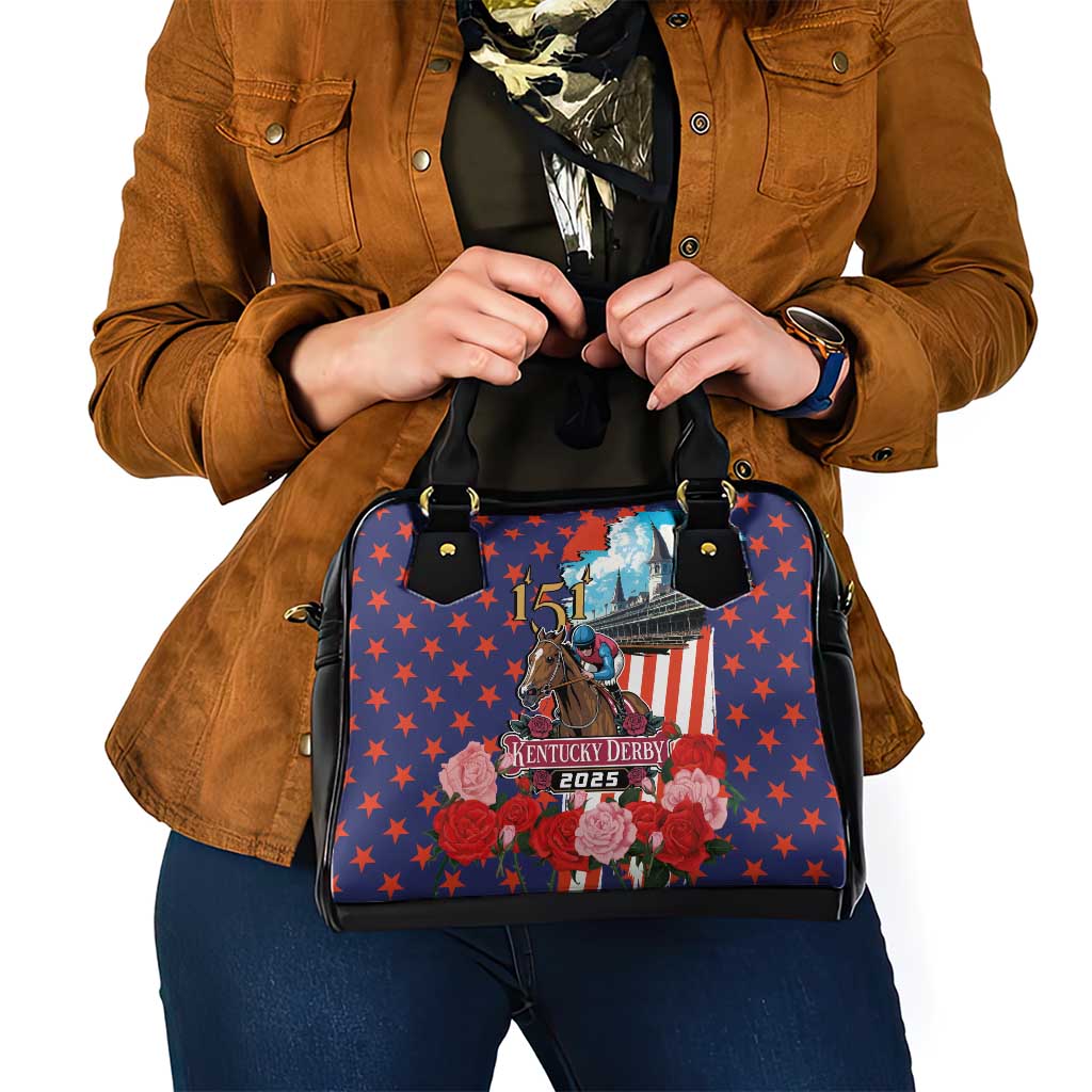 Kentucky Horses Racing 2025 Shoulder Handbag Anniversary 151st The Race for the Roses LT03