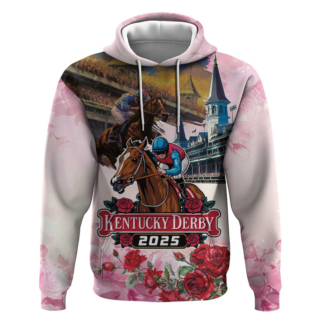 Kentucky Horses Racing 2025 Hoodie Churchill Downs The Race for the Roses LT03