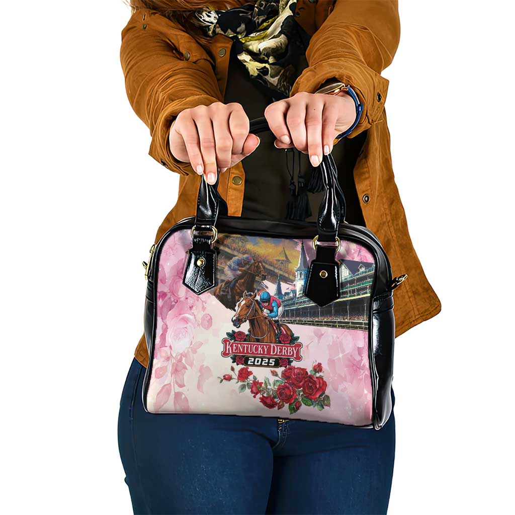 Kentucky Horses Racing 2025 Shoulder Handbag Churchill Downs The Race for the Roses LT03