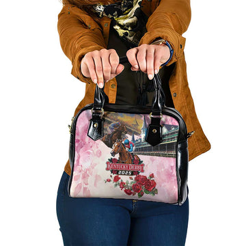 Kentucky Horses Racing 2025 Shoulder Handbag Churchill Downs The Race for the Roses LT03