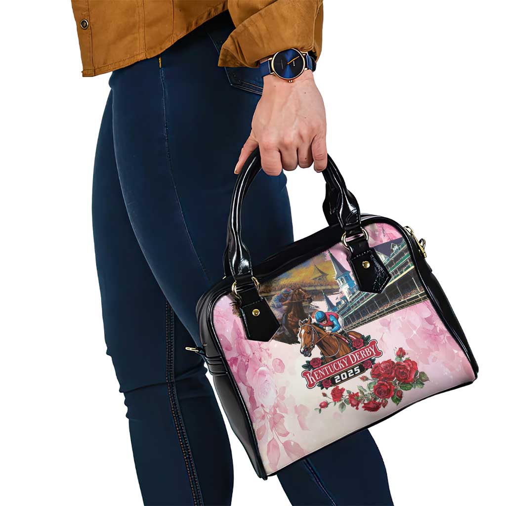 Kentucky Horses Racing 2025 Shoulder Handbag Churchill Downs The Race for the Roses LT03