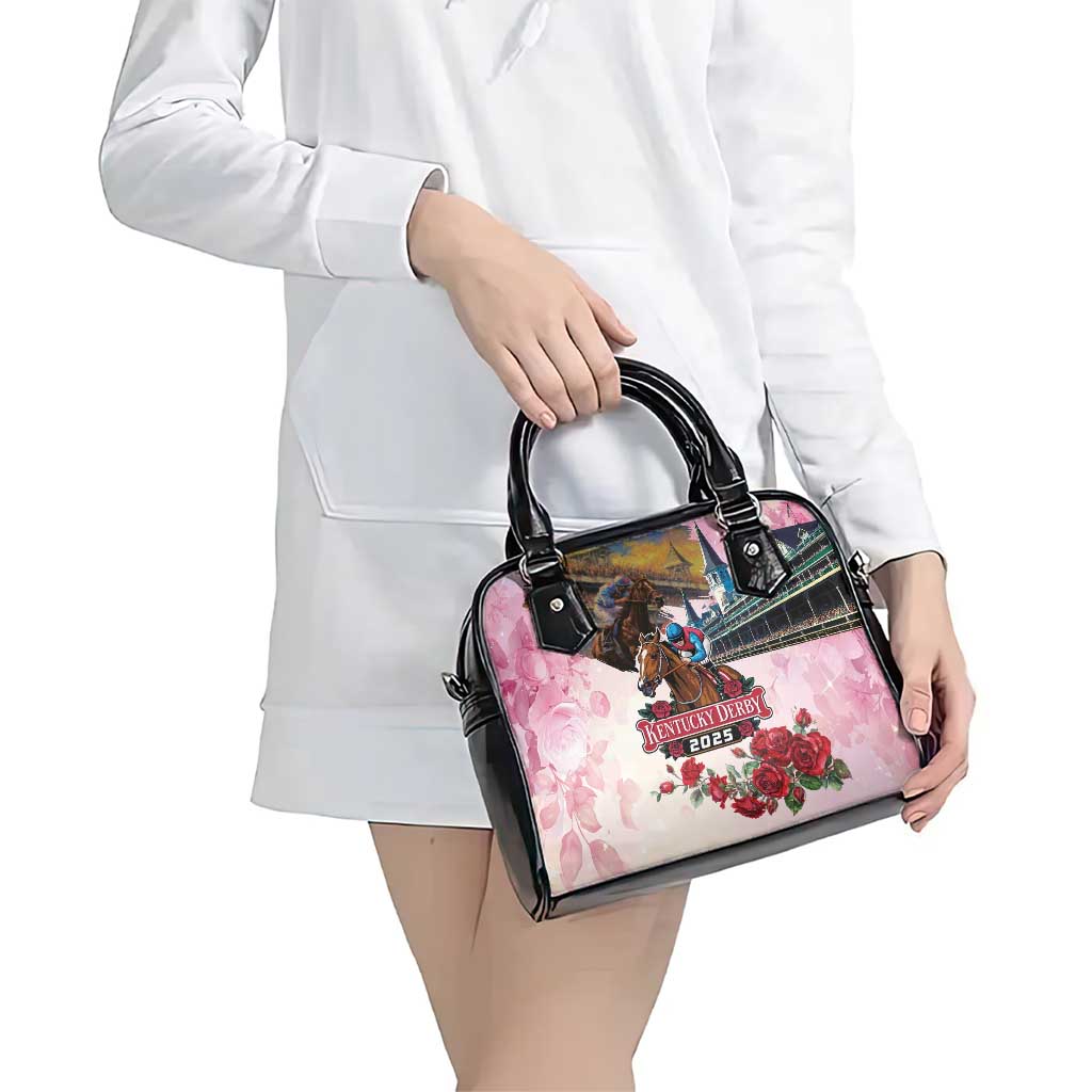 Kentucky Horses Racing 2025 Shoulder Handbag Churchill Downs The Race for the Roses LT03