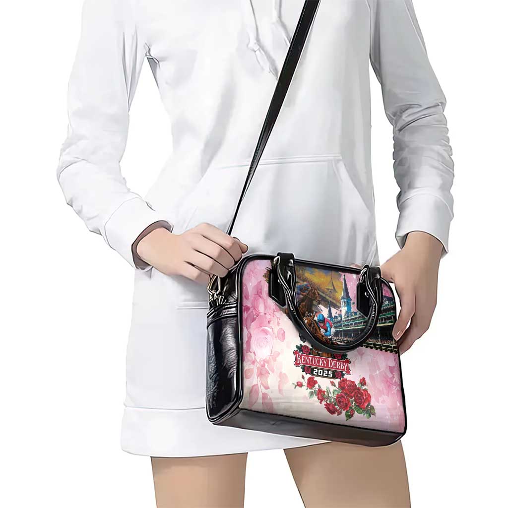 Kentucky Horses Racing 2025 Shoulder Handbag Churchill Downs The Race for the Roses LT03