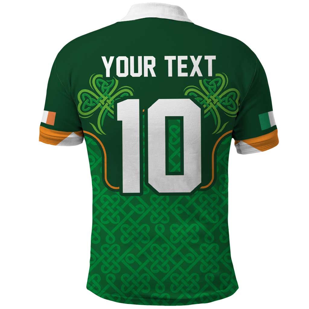 Custom Ireland Football Polo Shirt The Boys in Green-Go Champions LT03