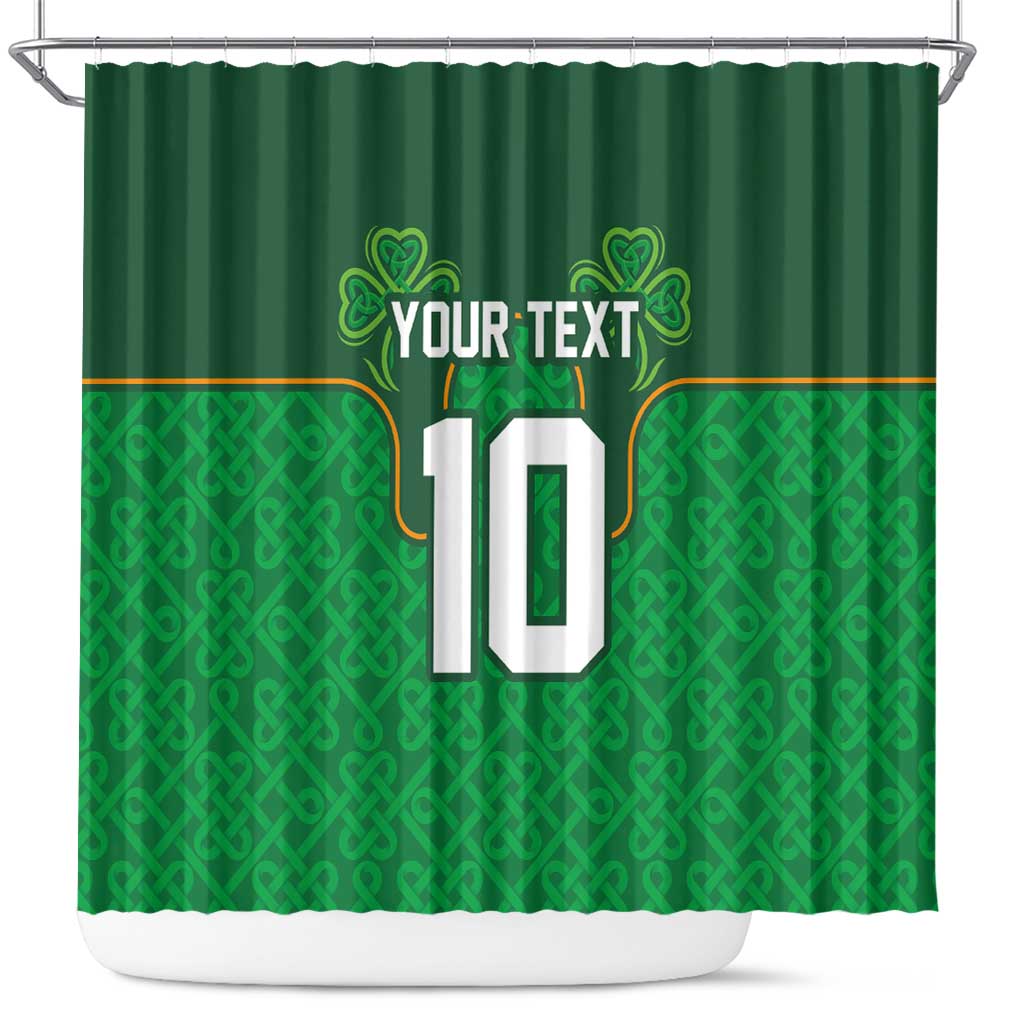 Custom Ireland Football Shower Curtain The Boys in Green-Go Champions LT03
