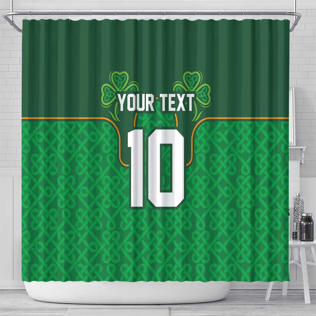 Custom Ireland Football Shower Curtain The Boys in Green-Go Champions LT03