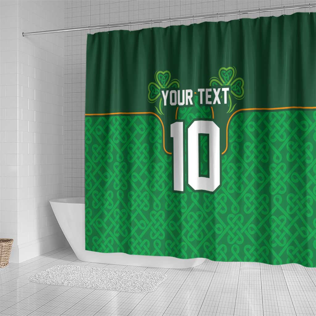 Custom Ireland Football Shower Curtain The Boys in Green-Go Champions LT03