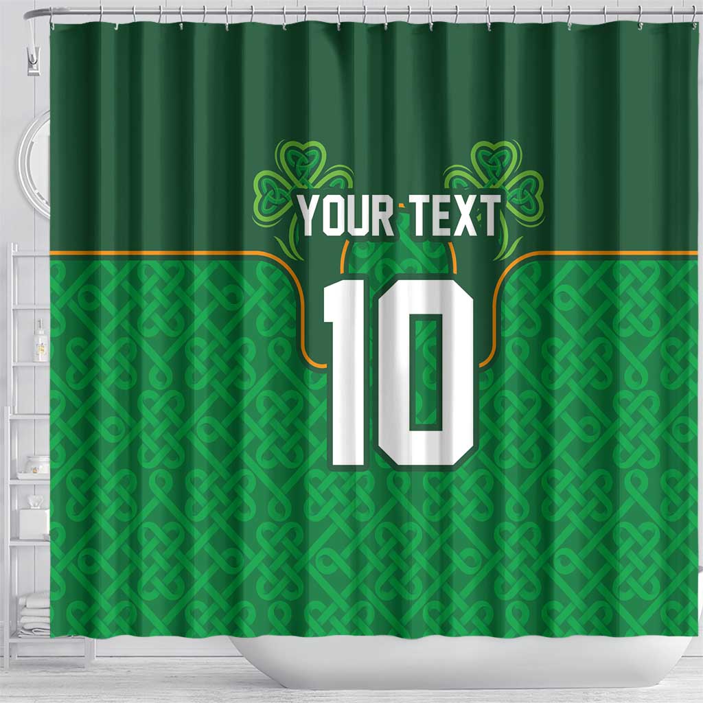 Custom Ireland Football Shower Curtain The Boys in Green-Go Champions LT03
