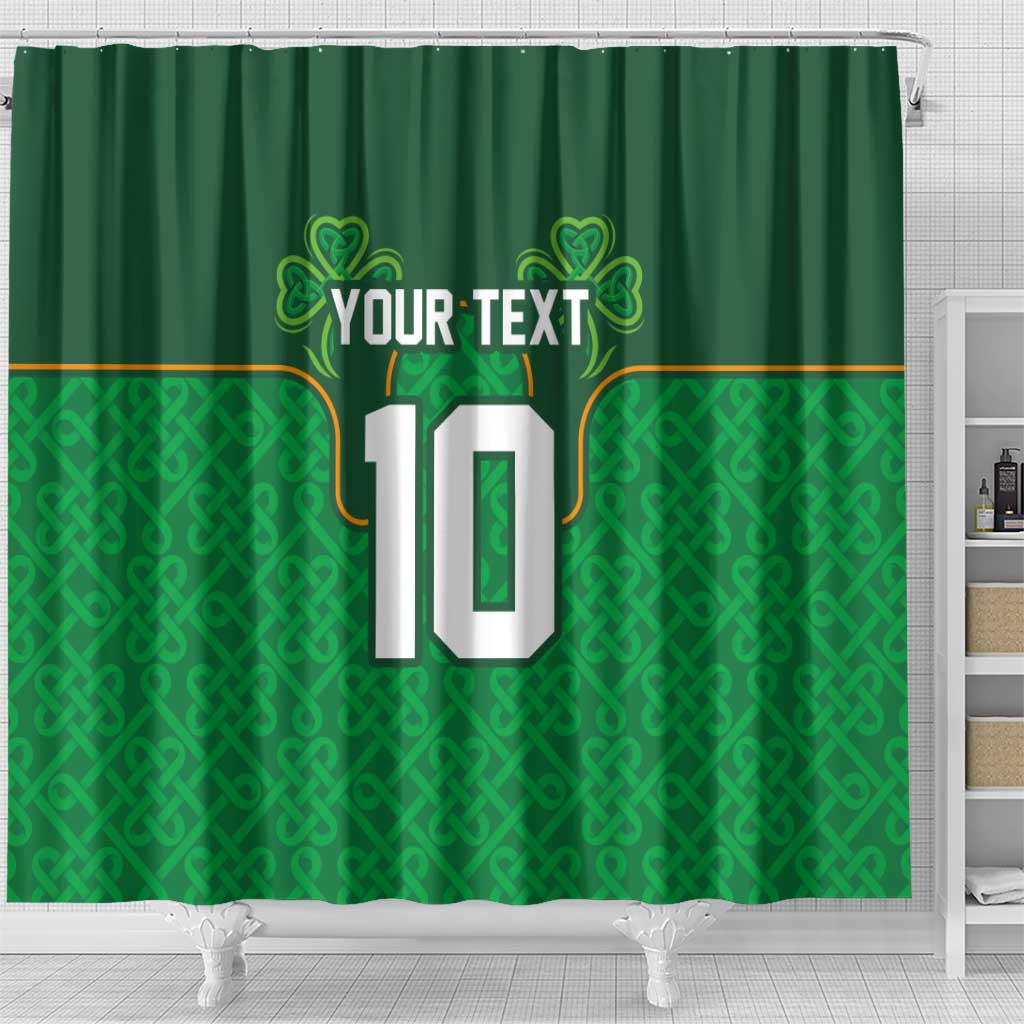 Custom Ireland Football Shower Curtain The Boys in Green-Go Champions LT03