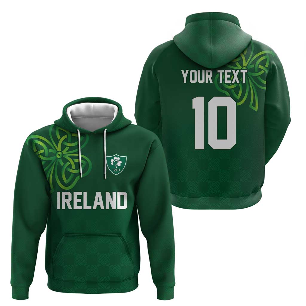 Custom Ireland Rugby-Celtic Shamrocks Hoodie LT03