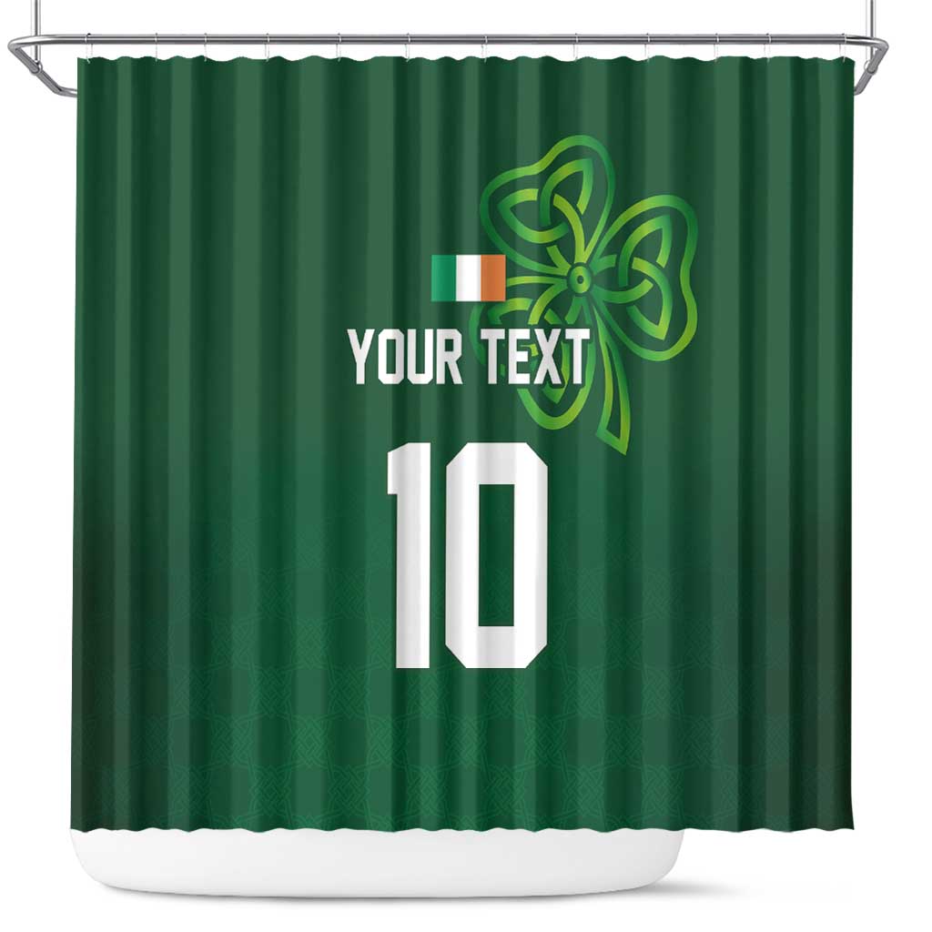 Custom Ireland Rugby-Celtic Shamrocks Shower Curtain LT03