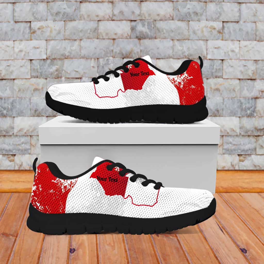 Personalized Polish National Flag Day Sneakers Polska White Eagle Grunge Style LT03
