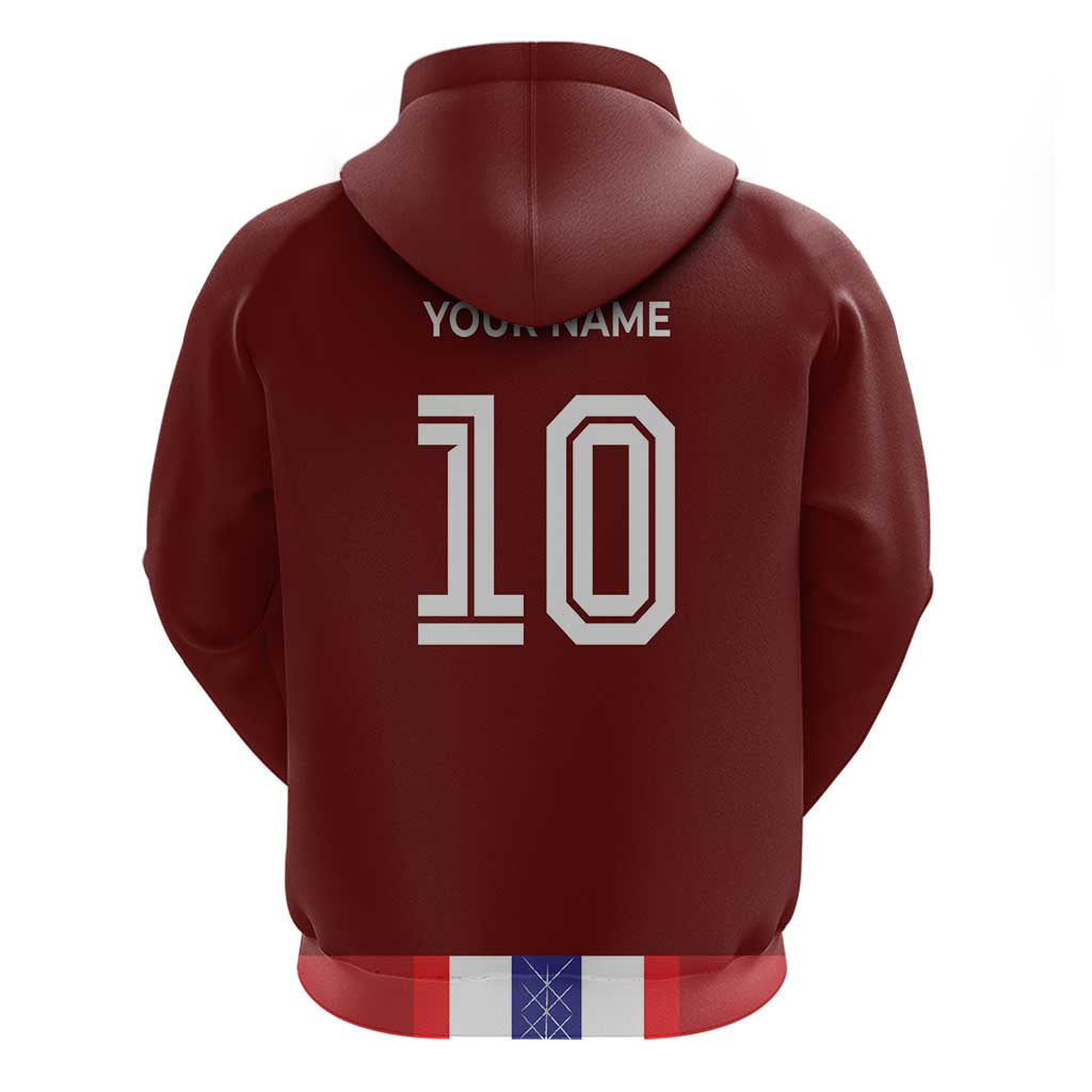 Custom Norway Football Hoodie Norwegian Stripes-Viking Style LT03
