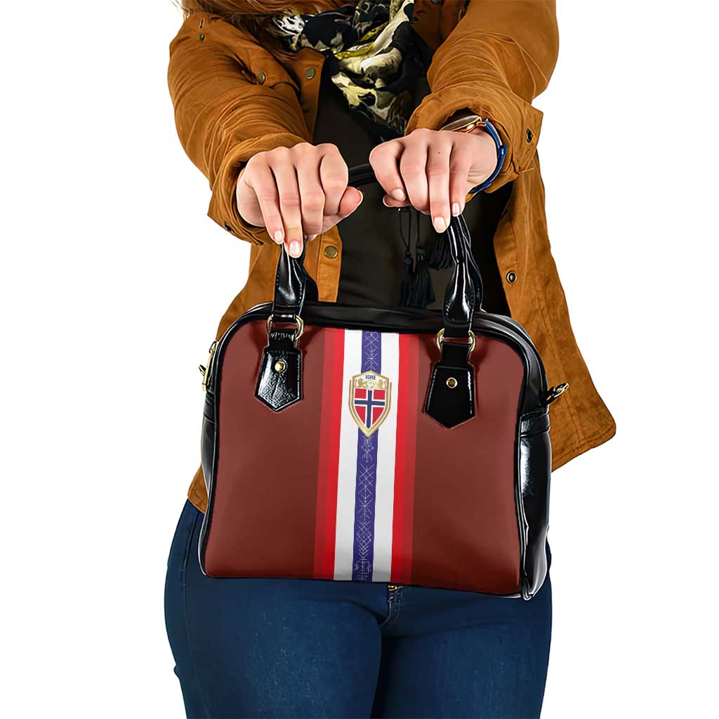 Norway Football Shoulder Handbag Norwegian Stripes-Viking Style LT03