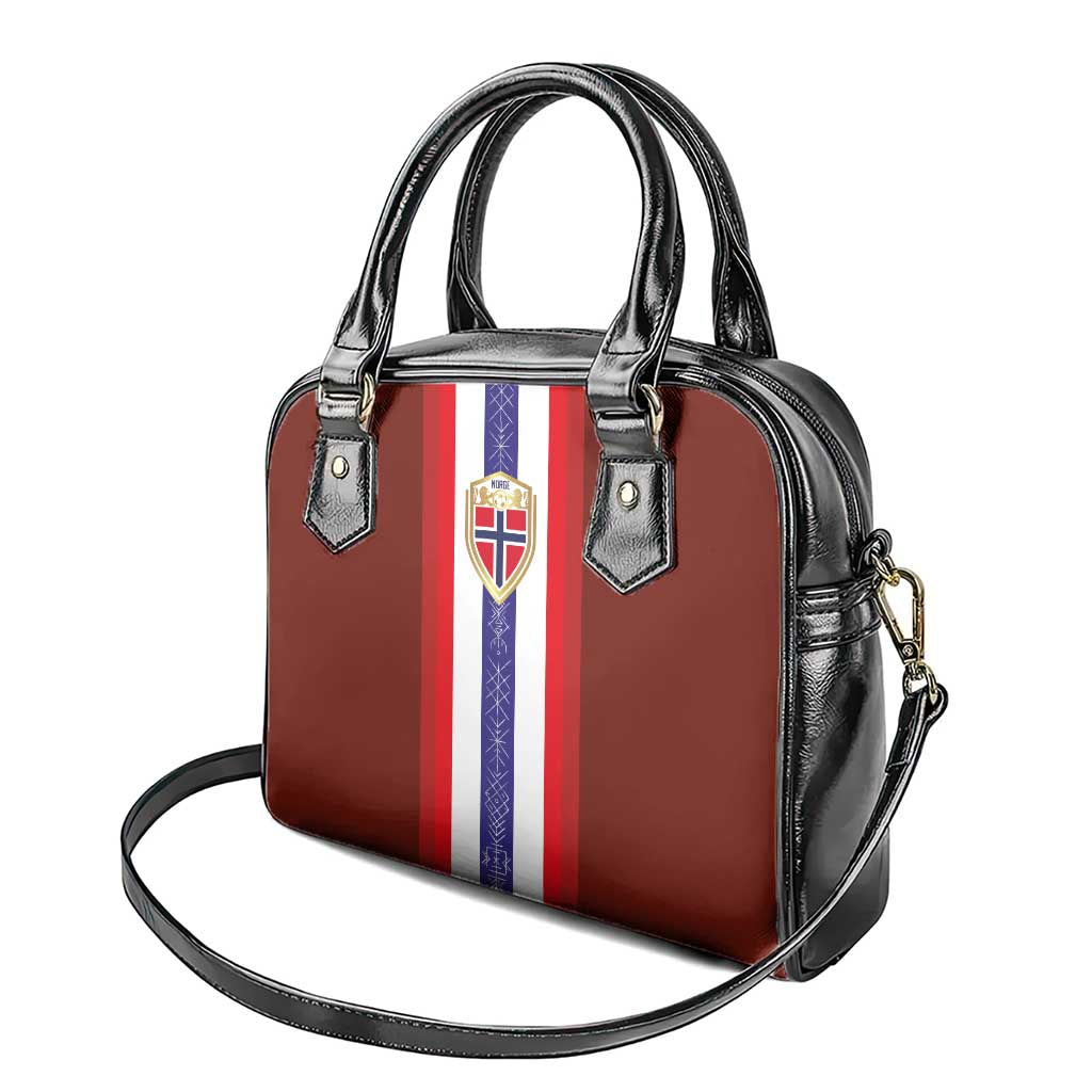 Norway Football Shoulder Handbag Norwegian Stripes-Viking Style LT03
