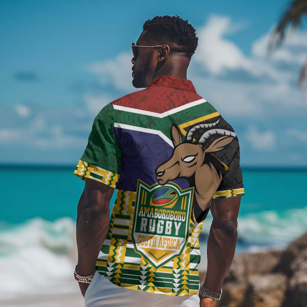 South Africa Rugby Hawaiian Shirt Go Bokke-Amabokoboko Spirit LT03