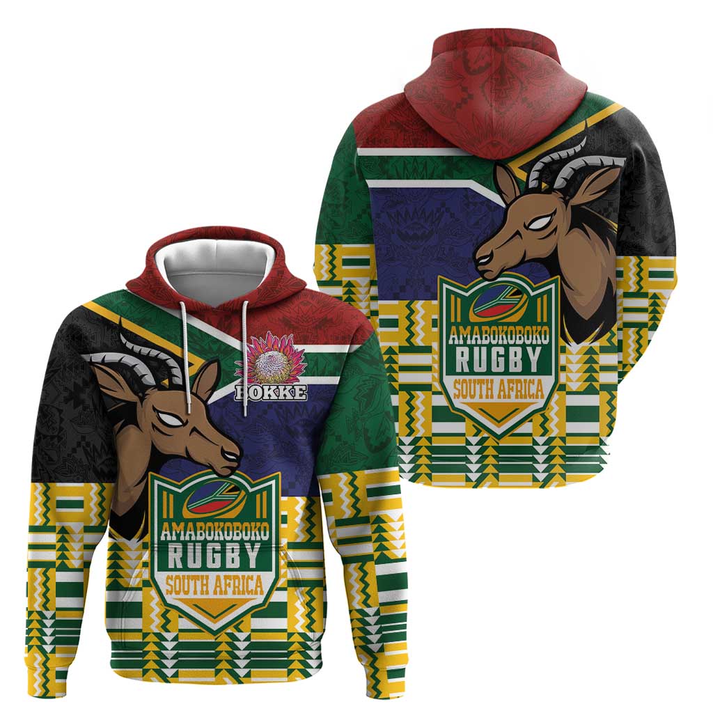 South Africa Rugby Hoodie Go Bokke-Amabokoboko Spirit LT03
