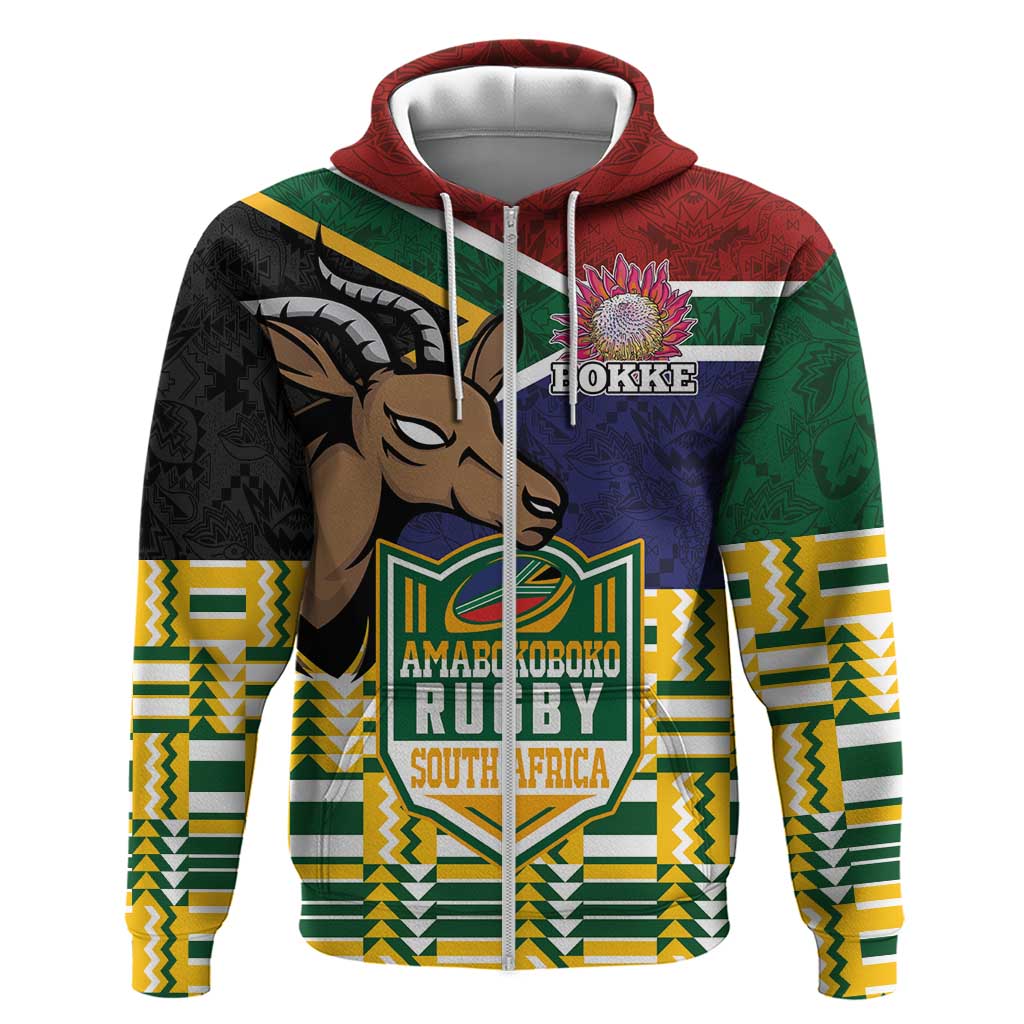 South Africa Rugby Hoodie Go Bokke-Amabokoboko Spirit LT03