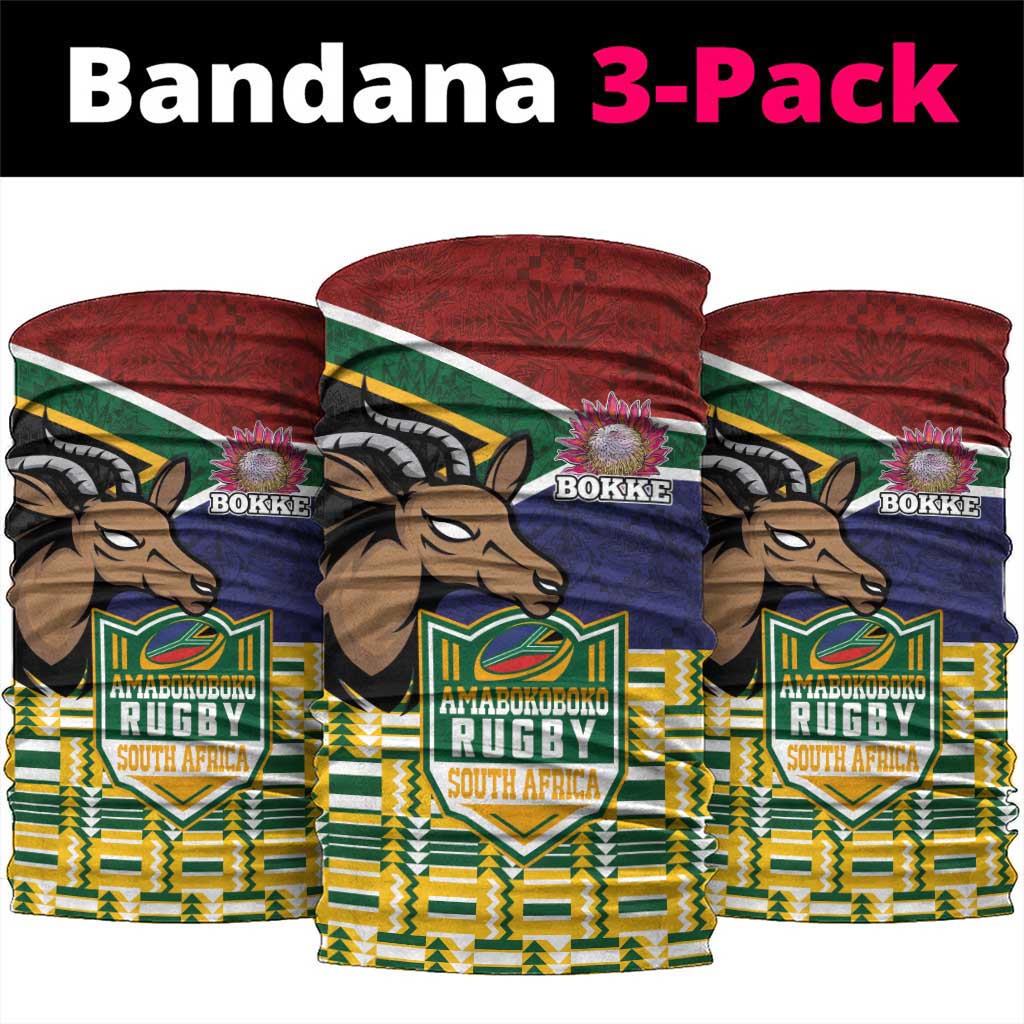 South Africa Rugby Neck Gaiter Go Bokke-Amabokoboko Spirit LT03